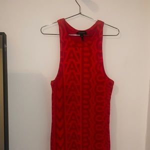 The Monogram Racer Rib Dress